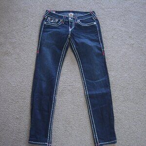 Like New Excellent Condition True Religion Women Super T Jeans sz 26 Made in USA